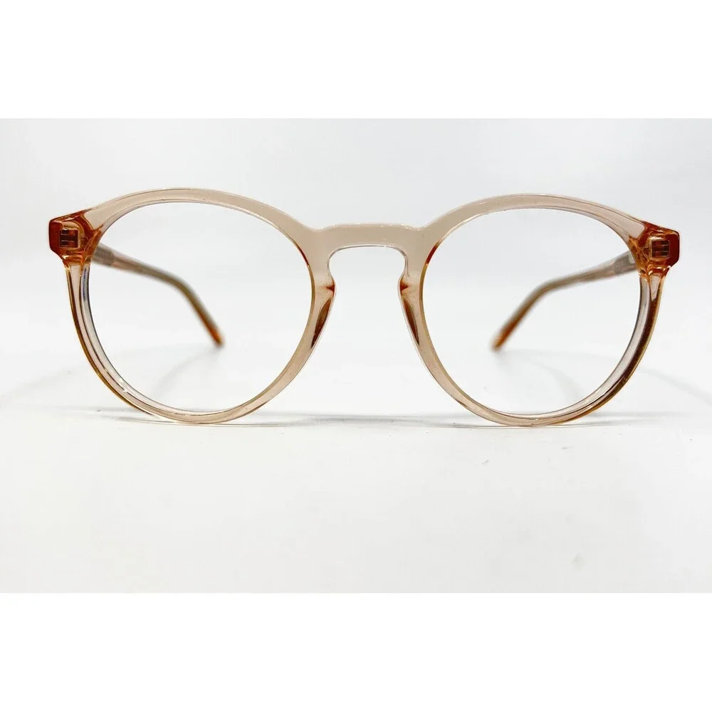 Warby Parker Eyeglass Frames Womens Crystal Nude Round WC 2019-29 49-21-145